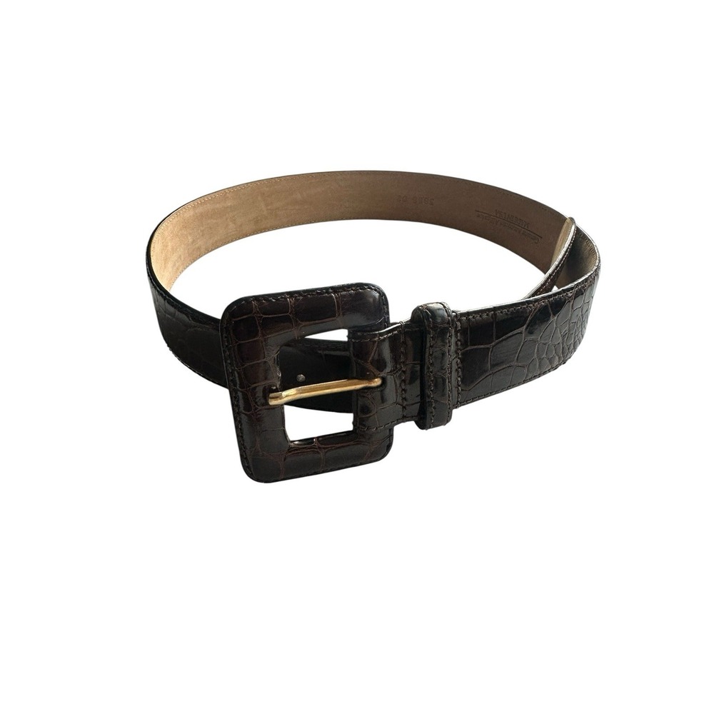 Bespoke Womens 1.5 Inch Genuine American Alligator Belt Size Small NWOT